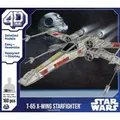4D Build - Star Wars T-65 X-Wing Starfighter - detailreicher 3D-Modellbausatz aus hochwertigem Karton, 160 Teile, für Star Wars Fans ab 12 Jahren