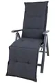 Sun Garden Sesselauflage Relaxliege Naxos 50318-701 anthrazit 175x50x6 cm Sun Garden