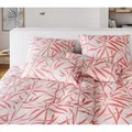 Elegante Bettwäsche Sweet Grass - 135x200 cm + 40x80 cm	rot