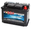 AGM Batterie Solarakku 75AH USV Versorgungsbatterie GEL Solar Boot 70AH 80AH