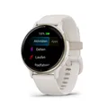 Garmin vivoactive 5 cremegold/elfenbein Herzfrequenzmessung am Handgelenk 010-02862-11