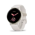 Garmin vivoactive 5 Music, elfenbein/cremegold 1,2" GPS-Sportuhr, WiFi, 390 x 390 pxl