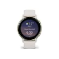 Garmin vivoactive 5 Sportuhr elfenbein cremegold Smartwatch