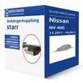 Oris Anhängerkupplung starr für NISSAN NV 400 Typ X62 /  X62B AHK NEU