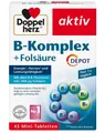 ✅ Doppelherz aktiv B-Komplex Depot + Folsäure B1- B12 45 Tabletten ✅