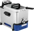Tefal Kaltzonenfritteuse "Oleoclean Pro Inox & Design", 2300 W, 1,2kg, herausnehmbarer Ölbehälter, automatische Ölfilterung, FR8040 schwarz/edelstahlfarben