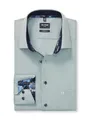OLYMP Herren Oberhemd Langarm Luxor,Faux Uni,465 Modern Fit 20,13 New Kent,kitt 75,47