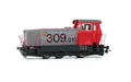 Electrotren HE2014 RENFE, Diesel-Rangierlokomotive 309, rot-graue Lackierung, Ep; v-Lok – Diesel