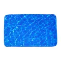 Sanilo Badteppich, blau, Polyester, mit Lagune