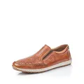 Rieker Herren - Slipper Braun, 43 EU