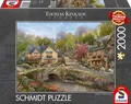 Sommer in Cobblestone Village Puzzle Thomas Kinkade 2000 Teile Spiel 58629 2025