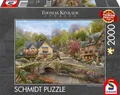 Schmidt Spiele Puzzle Sommer in Cobblestone Village  	2000 Teile