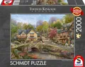 Sommer in Cobblestone Village Thomas Kinkade