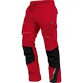 LEIBWÄCHTER Flex-line Arbeitshose Herren – rot/schwarz – Gr. 30 – Bequeme Workwear mit Elastan (Spandex) – 60°C waschbar & trocknergeeignet – erhöhte Reißfestigkeit – für verschiedenste Berufe