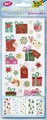folia Brilliant-Weihnachts-Sticker "Weihnachten" 5 Blatt