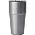 Yeti Coolers Rambler 20oz Stackable Isolierbecher (Größe 591ml, silber)