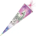Nestler Schultüte Einhorn Märchenwald 85cm 6-eckig