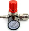 Druckregler Luftkompressor 1/4 Standard 175PSI mit Manometer Druckminderer Auto