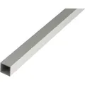 Vierkantrohr Silber eloxiert 30 mm x 30 mm x 1000 mm
