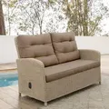 Destiny 2er Gartenbank Merano Relax Vario Pearl Shell Loungesofa Sofa - Ohne Tisch -
