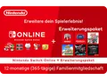 Nintendo NSO plus Expansion Pack 365 days Family - [Multiplattform]