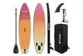 YEAZ Inflatable SUP-Board PARADISE BEACH - EXOTRACE PRO - SET SUP Board und, Inflatable SUP Board, (Set), inkl. Zubehör wie Paddel, Handpumpe und Rucksack