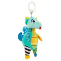 Lamaze von Bizak, Daphe der Drache, sensorisches Spielzeug für Babys, Drache mit verschiedenen Texturen, die an der Gitarre brüllen, inklusive Clip und Schwanz zum Beißen