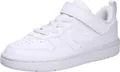 Nike Court Borough Low Sportschuhe Kinder Sneaker Klettschuh Weiß Freizeit, Schuhgröße:EUR 33 | US 1.5Y