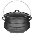 Topf Gusseisen  ca. 5 l Outdoorküche Grillen Camping Eintopf Suppentopf Outdoor