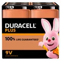 DURACELL Batterien PLUS Alkali-Mangan E-Block 9,0 V, 4 St.