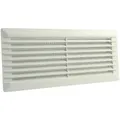 MARLEY Lüftungsgitter, eckig, Hart-PVC (PVC-U), weiß - weiss
