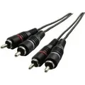 Schwaiger CIK5450 Audio-Kabel 5 m 2 x RCA Schwarz