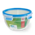 emsa Frischhaltedose CLIP & CLOSE 10,0 cm hoch transparent 1,1 l, 1 St.