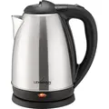 Lehmann Edelstahl Wasserkocher 1,8 L, 2200 W elektrischer Wasserkocher, für Babynahrung, Tee, Kaffee, Abschaltautomatik und Überhitzungsschutz - Silber