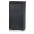 Zelsius Briefkasten mit Paketfach, RAL 7016, Anthrazit, Paketkasten, Paketbox
