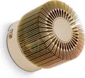 Icciano »Icciano« runde Wandlampe aus Metall in Gold