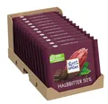 Ritter Sport Halbbitter, Zart-herbe Vollmilch-Bitterschokolade mit 50 % Kakao, perfekt zum Naschen und Genießen, Geschenkidee, 12 × 100 g
