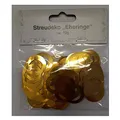 Streudeko Eheringe Gold Tischdekoration