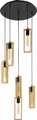 EGLO Pendellampe Littleton, 6 flammige Vintage Pendelleuchte im Industrial Design, Retro Hängelampe, E27,