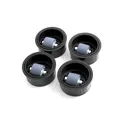 Design61 Lenkbare Stollenrollen 4er Set Möbel-Gleitrolle Gleitrolle