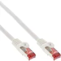 InLine Patchkabel, S/FTP (PiMf), Cat.6, weiß, 2m