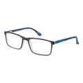 O'Neill Rechteckig Azetat Brillen in Navy für Unisex, Brille mit Sehstärke, optional mit Sonnenbrillen tönung oder Blaulichtfilter (Modell ONO-4536-106)
