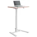 AKTION: LEITZ Ergo Compact höhenverstellbarer Schreibtisch weiß rechteckig,...