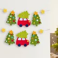 Bastelset - Erstes Fädeln Filzgirlande Weihnachtsfahrt,
