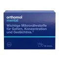Orthomol Mental - für Gehirn, Konzentration und Gedächtnis - mit Omega-3-Fettsäure, Magnesium und Vitamin B12 - Granulat/Kapseln