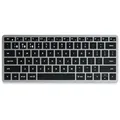 Satechi, SLIM X1 Bluetooth USB-C QWERTY Tastatur mit Hintergrundbeleuchtung, Grau - Schwarz