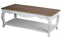 Couch"Tisch „Villa Basile“ – Shabby-Vintage Landhausstil, massives Holz, 120x60 cm HMA07 Palazzo Exklusiv
