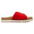 Tamaris Comfort Damen Pantolette mit runder Schnalle und Plateausohle 8-87106-42, Größe:37 EU, Farbe:Rot - Rot - 37