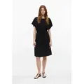 s.Oliver Minikleid Kleid Jersey-Kleid mit Tunnelzug schwarz XXL (44)