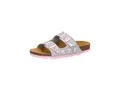 Lico Mädchen Bioline Unicorn Pantoletten, Grau Rosa, 35 EU